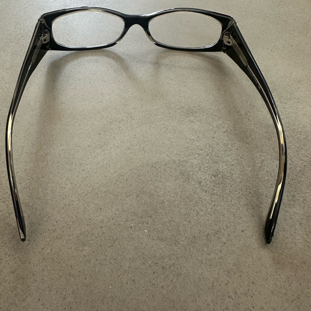 Versace Black Rectangular Eyeglasses - image 4